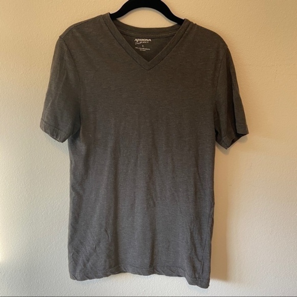 Arizona Jeans Grey V-neck T Shirt